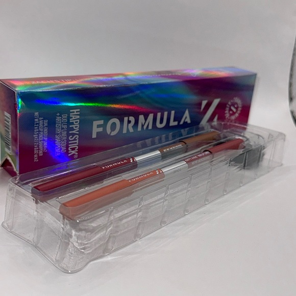 FORMULA Z, Happy Stick Duo Lip Liner Squad + Sharpener. - Picture 1 of 7